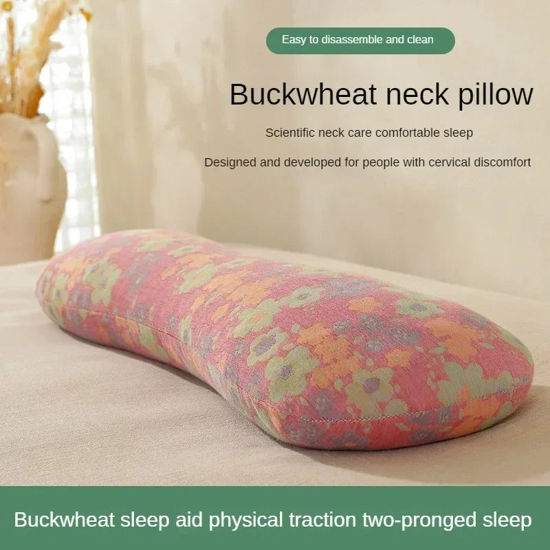 Candy Shaped Buckwheat Hull Pillow